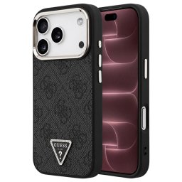Husa Husa pentru iPhone 18 Pro Max / iPhone 17 Pro Max - Guess Hardcase 4G Triangle Logo MagSafe (GUHMP18XP4GTDGMK) - Black