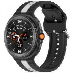Curea Techsuit W078 pentru Samsung Galaxy Watch9 / Watch8 / Watch8 Classic Series, Neagra