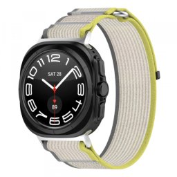 Curea Techsuit W054 pentru Samsung Galaxy Watch Ultra Series, Galbena Gri
