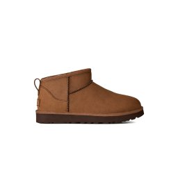 UGG Ghete Classic Ultra Mini Nubuck 1184556 00K8 dark chestnut