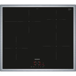 Plita Siemens EH645BFB6E iQ300, independent hob (black/stainless steel, 60 cm)