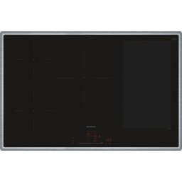 Plita Siemens EX845HVC1E iQ700, independent hob (black/stainless steel, 80 cm, Home Connect)
