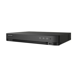 RESIGILAT-DVR 4 canale analog max. 8MP 4K, 4 canale IP max. 8MP 4K, AUDIO 'over coaxial', Alarma, 1U - HIKVISION iDS-7204HTHI-M1-S(4A+4/1ALM)