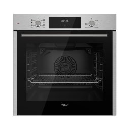 Cuptor incorporabil digital zilan zln6421, 73 l, 8 functii, ventilare turbo, grill, gri si negru