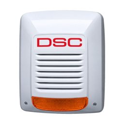 Sirena de exterior autonoma DSC NEKA,flash integrat,104-106dB,4 intrari programabile,tamper,autodiagnosticare,acumulator 12V 2Ah,IP34,NEKA-DSC