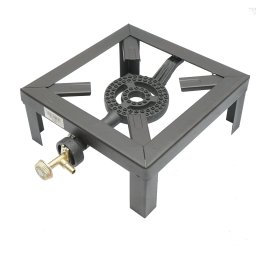 Pirostrie pe gaz patrata din fonta cu 4 picioare, 250x250x100 mm