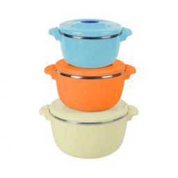 Set 3 Caserole Termice Heinner 2+4+6L Belly Beige