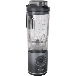 NINJA Cordless Smoothie Maker Blast Max BC251EUGY, Stand Mixer Gray, Battery Operated, 570ml Cup