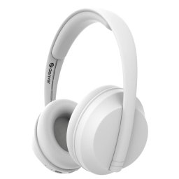 Casti Wireless Denver BTH-235W Bluetooth Autonomie pana la 12 Ore Alb