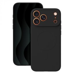 Husa pentru iPhone 17 Pro/iPhone 18 Pro compatibil MagSafe TPU Negru, TFO Simple Color Mag