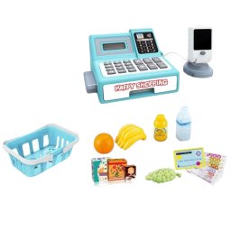 Casa De Marcat Copii Happy Shopping Cu Calculator Cos Cumparaturi Si Accesorii 3 Ani