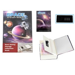 Pusculita Seif In Forma De Carte Spatiul Encyclopedia 18 cm Cu Cifru 3 Ani