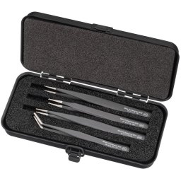 Set pensete Professional ESD, Wiha, Otel, Negru