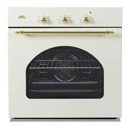 Cuptor Cuptor electric incorporabil Nuova Cucina Retro, 60 cm, Curatare catalitica, Ventilator, Bej