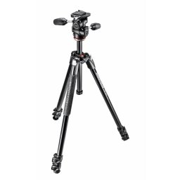 Kit trepied Manfrotto 290 Xtra din aluminiu cu cap 804 3-Way