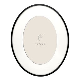 Rama foto FOCUS Aster Oval 20x30cm, neagra