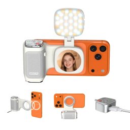 Comitok MOCA ARCO BINER & Fill Light - Grip iPhone cu Lampa LED si Carcasa iPhone 17 Pro Max