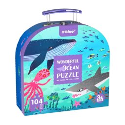 Puzzle in Valiza cu Maner, Animale din Ocean