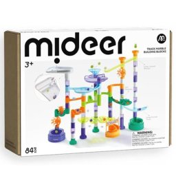 Joc de Constructie Pista pentru Bile Mideer Galaxy Marble Run - Set Educativ STEM cu 100+ Elemente
