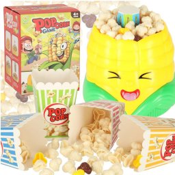 Joc de Societate si Dexteritate Catch the Popcorn, Masina de Popcorn Interactiva, Sunete, 2-4 Jucatori, 4 ani+
