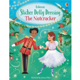 Carte cu autocolante, Spargatorul de Nuci, Sticker Dolly Dressing The Nutcracker, 5 Ani+
