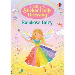 Carte cu Stickere, Little Sticker Dolly Dressing Rainbow Fairy, Varsta 4 ani+