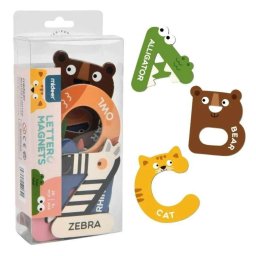 Set 26 Litere Magnetice, Mari, Alfabet cu Animale, Magnet pe tot spatele, MiDeer