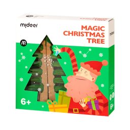 Brad Magic de Craciun MiDeer - Set STEM creativ cu sare pentru copii 6+