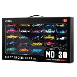 Set 30 Masinute de Curse Mideer, Alloy Model Racing Cars din Metal si Aliaj