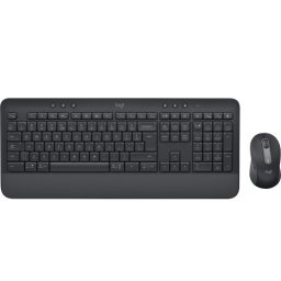 Kit tastatura + mouse Logitech MK650, USB, Graphite