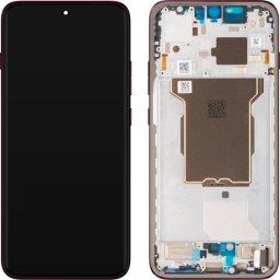 Display cu Touchscreen Motorola Edge 70 Pro+ / Edge 70 Pro, cu Rama, Visiniu ( Pantone Zinfandel), Service Pack 5D68C32418