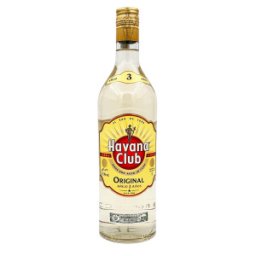Set 3 x Rom Havana Club Anejo Blanco, Vechime 3 Ani, 1 l