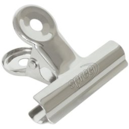 Set 3 x Clips pentru Prinderea Colilor de Hartie, cu Arc, 75 mm, 3 Bucati, Spree