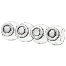 Set 2 x Recipient pentru Condimente, din Sticla, Capac din Plastic, Grunberg, 180 ml, 4 Bucati