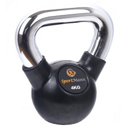 Greutate cauciucata Sportmann Kettlebell 4 Kg