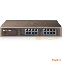Tp-Link 16-port Gigabit Desktop/Rackmount Switch, 16 10/100/1000M RJ45 ports, metal case