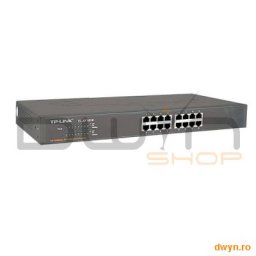 Switch 16 Port-uri 10/100, carcasa metalica 1U 19-inch