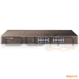 Switch 16 Port-uri 10/100/1000 Gigabit, carcasa metalica desktop/rack
