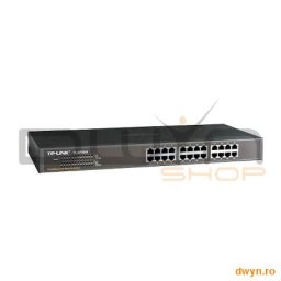 Switch 24 Port-uri 10/100, carcasa metalica 1U 19-inch
