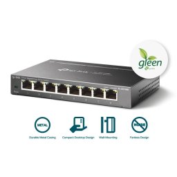 Switch TP-Link TL-SG108E, Easy Smart, 16Gbps Capacity, 8 porturi Gigabit