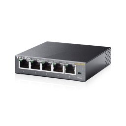 Switch TP-Link TL-SG105E, 5 porturi Gigabit, Desktop, Easy Smart, 16Gbps Capacity, Tag- based VLAN,