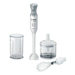 Set Blender Bosch MSM66050, 600 W, 12 Viteze, Alb-Gri