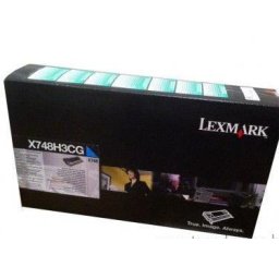 Cartus toner Lexmark X748H3CG, cyan, 10 k
