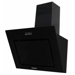 Hota decorativa Heinner DCH-650RGBK, putere maxima de absorbtie: 650m3/h, 3 trepte de viteza, negru + sticla
