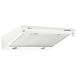 Hota traditionala Tornado Bona 10 (50) LED, 1 motor, latime 50 cm, absorbtie 380 m3/ora, filtru anti-grasimi aluminiu 5 straturi, Alb