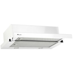 Hota Telescopica Incorporabila Tornado Storm 700 (60), 1 motor, latime 60 cm, 3 viteze, absorbtie 700 m3/ora, Alb