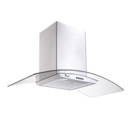 Hota tip Cupola Tornado Eva 1200 (90) LED, 1 motor Turbo, latime 90 cm, 3 viteze, absorbtie 1200 m3/ora, filtru anti-grasimi aluminiu 5 straturi, Inox
