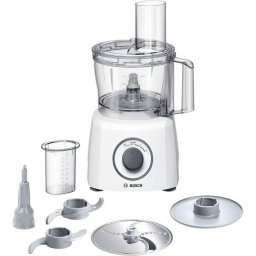 Robot de bucatarie Bosch MCM3100W, 800 W, bol 2.3 l, 2 viteze, Alb