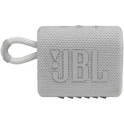 Boxa portabila JBL GO3, IPX67, Bluetooth, Alb