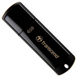 Memorie USB Transcend Memorie USB JetFlash 350, 4 GB, USB 2.0, negru